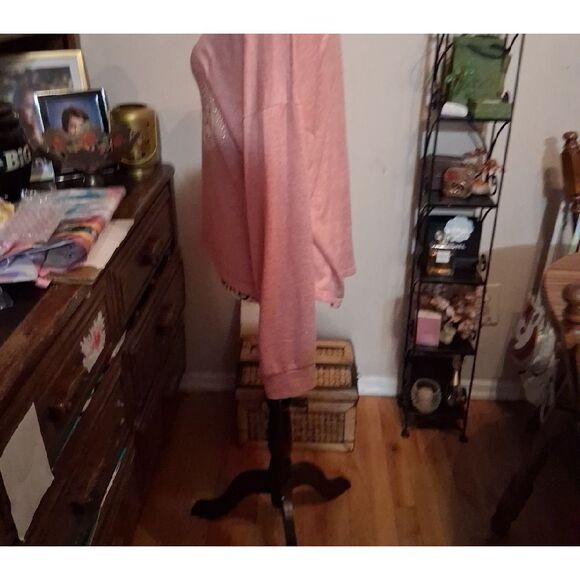 Juicy Couture Gold and Pink Long Sleeve Sleepwear Loungewear Top Size Large - Picture 6 of 7